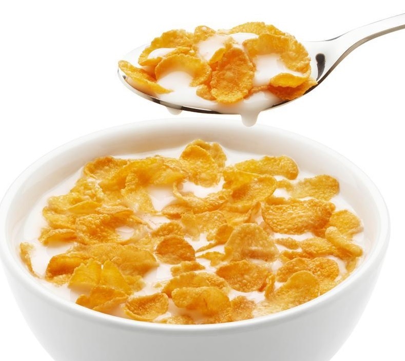 牛奶麥片讓小胸一族沒煩惱。